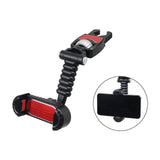 Maxbell Universal Rearview Mirror Mount Holder for Phone Smartphone Cradle Red