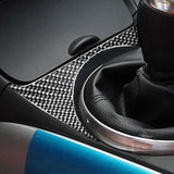 Maxbell Gear Shift Panel Trim Cover Decal Cover Trim Replaces for Mazda RX-8 Black