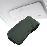 Maxbell Car Glasses Holder Glasses Eyeglass Hanger Clip for Car Visor Dark Green