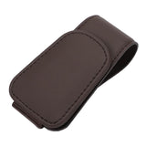 Maxbell Car Glasses Holder Glasses Eyeglass Hanger Clip for Car Visor Brown