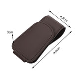 Maxbell Car Glasses Holder Glasses Eyeglass Hanger Clip for Car Visor Brown