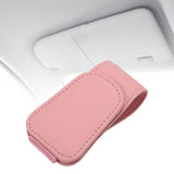 Maxbell Car Glasses Holder Glasses Eyeglass Hanger Clip for Car Visor Pink