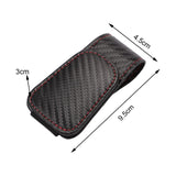 Maxbell Car Glasses Holder Glasses Eyeglass Hanger Clip for Car Visor Carbon Fiber