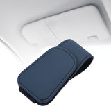 Maxbell Car Glasses Holder Glasses Eyeglass Hanger Clip for Car Visor Dark Blue