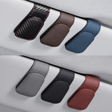 Maxbell Car Glasses Holder Glasses Eyeglass Hanger Clip for Car Visor Dark Blue