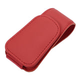 Maxbell Car Glasses Holder Glasses Eyeglass Hanger Clip for Car Visor Red