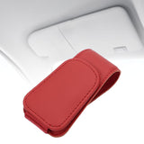 Maxbell Car Glasses Holder Glasses Eyeglass Hanger Clip for Car Visor Red