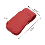 Maxbell Car Glasses Holder Glasses Eyeglass Hanger Clip for Car Visor Red