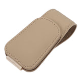 Maxbell Car Glasses Holder Glasses Eyeglass Hanger Clip for Car Visor Beige
