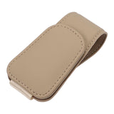 Maxbell Car Glasses Holder Glasses Eyeglass Hanger Clip for Car Visor Beige