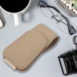 Maxbell Car Glasses Holder Glasses Eyeglass Hanger Clip for Car Visor Beige