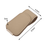 Maxbell Car Glasses Holder Glasses Eyeglass Hanger Clip for Car Visor Beige
