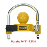 Maxbell Trailer Coupler Lock Combination Lock U Shape for camper Accessories