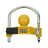 Maxbell Trailer Coupler Lock Combination Lock U Shape for camper Accessories