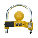 Maxbell Trailer Coupler Lock Combination Lock U Shape for camper Accessories