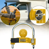 Maxbell Trailer Coupler Lock Combination Lock U Shape for camper Accessories