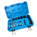 Maxbell 17Pcs Brake Disc and Caliper Socket Set Handheld Tool Wrench Socket Set