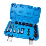 Maxbell 17Pcs Brake Disc and Caliper Socket Set Handheld Tool Wrench Socket Set