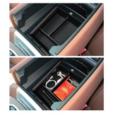 Maxbell Center Console Armrest Storage Box Black for BMW x5 x6 x7 2019-2022 PP