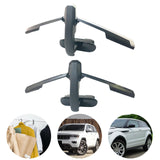 Maxbell Car Seat Coat Hanger Automotive Accessories for Jackets Bags Travel Argent