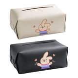 Maxbell Car Tissue Holder Car Auto Supplies Storage Cases for Car Armrest Box Beige