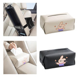 Maxbell Car Tissue Holder Car Auto Supplies Storage Cases for Car Armrest Box Beige