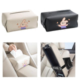 Maxbell Car Tissue Holder Car Auto Supplies Storage Cases for Car Armrest Box Beige