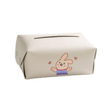 Maxbell Car Tissue Holder Car Auto Supplies Storage Cases for Car Armrest Box Beige