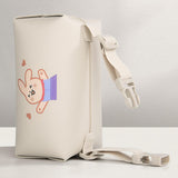Maxbell Car Tissue Holder Car Auto Supplies Storage Cases for Car Armrest Box Beige