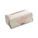 Maxbell Car Tissue Holder Car Auto Supplies Storage Cases for Car Armrest Box Beige