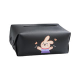 Maxbell Car Tissue Holder Car Auto Supplies Storage Cases for Car Armrest Box Black