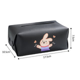 Maxbell Car Tissue Holder Car Auto Supplies Storage Cases for Car Armrest Box Black