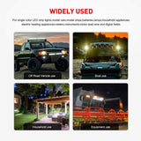 Maxbell 2 Pieces Extension Wiring Harness for Headlight Motorcycle Accessories