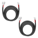 Maxbell 2 Pieces Extension Wiring Harness for Headlight Motorcycle Accessories