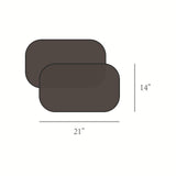 Maxbell 2Pcs Car Side Window Sunshades for Most Sedans Trucks Easy to Install Black