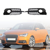 Maxbell 8x0807681B Left Right Front Bumper Fog Lights Grill Cover for Audi A1