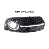 Maxbell Car Front Bumper Fog Light Grille Cover for Audi Q5 2009-2012 Durable 8R0807681A Left