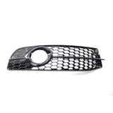 Maxbell 2Pcs Fog Light Cover Grilles for Audi A6 C6 S-Line Facelifted 08-11 Black