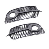 Maxbell Front Lower Bumper Grilles Fog Light Grill Right Left for Audi Q5