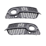 Maxbell Front Lower Bumper Grilles Fog Light Grill Right Left for Audi Q5
