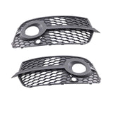 Maxbell Front Lower Bumper Grilles Fog Light Grill Right Left for Audi Q5