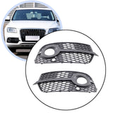 Maxbell Front Lower Bumper Grilles Fog Light Grill Right Left for Audi Q5