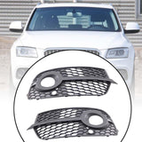 Maxbell Front Lower Bumper Grilles Fog Light Grill Right Left for Audi Q5