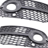 Maxbell Front Lower Bumper Grilles Fog Light Grill Right Left for Audi Q5