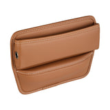 Maxbell Car Seat Gap Filler Interior Accessories Universal for Keys Cards Brown