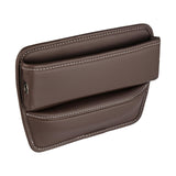 Maxbell Car Seat Gap Filler Interior Accessories Universal for Keys Cards Dark Brown