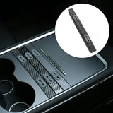 Maxbell USB Cable Holder Car Accessories Premium Durable for Model 3 2021-2023 Matte Carbon Fiber