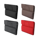 Maxbell Durable Car Seat gaps Filler Organizer Wear Resistant for Sundries PU Leather Black