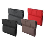 Maxbell Durable Car Seat gaps Filler Organizer Wear Resistant for Sundries PU Leather Black