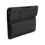 Maxbell Durable Car Seat gaps Filler Organizer Wear Resistant for Sundries PU Leather Black